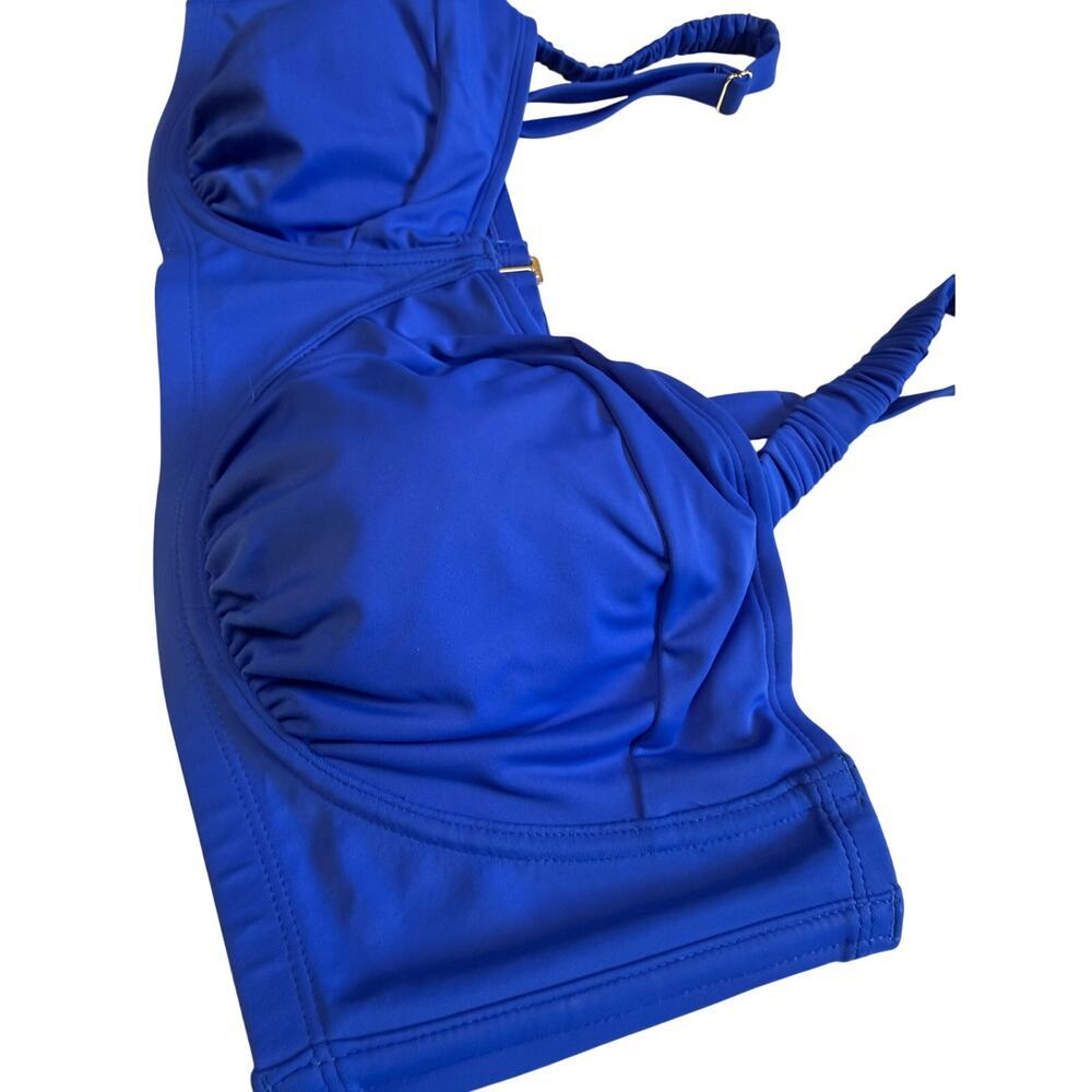 wild fable nwt blue bikini top underwire plus size 24